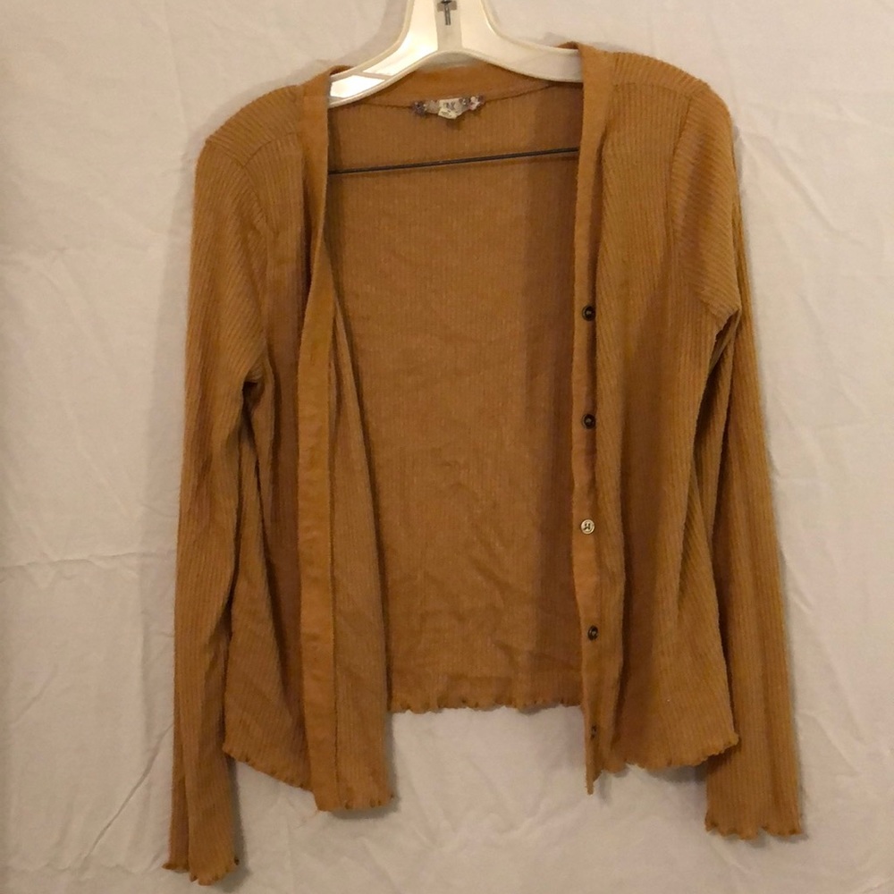Mustard cardigan
